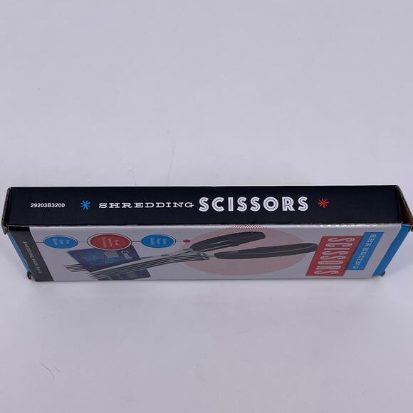 Shredding Scissors with Five Steel Blades Shreds Paper Plastic # 2518131 NEW - Picture 11 of 12